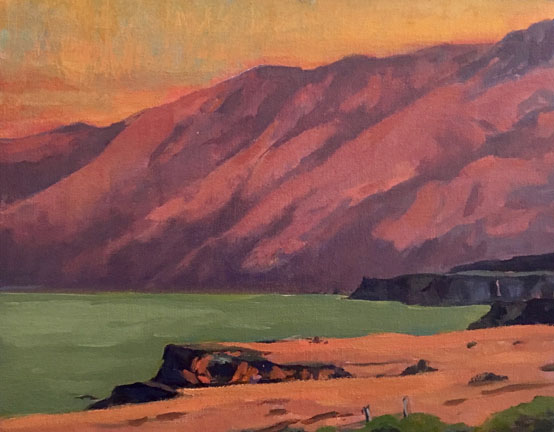 Santa Lucia Mountains Sunset